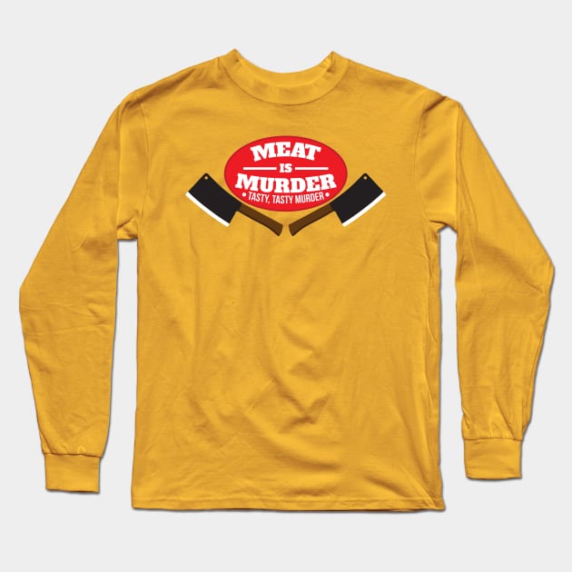 Meat is Murder food butcher Tee Shirt Long Sleeve T-Shirt by teespot123